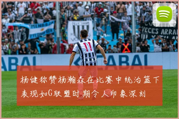 杨健称赞杨瀚森在比赛中统治篮下表现如G联盟时期令人印象深刻