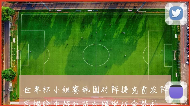 世界杯小组赛韩国对阵捷克首发阵容揭晓中超独苗朴镇燮待命替补